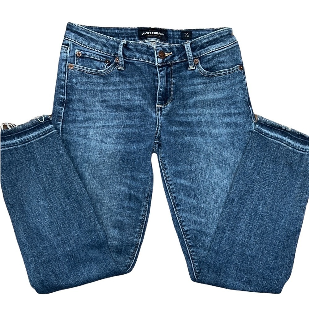 LUCKY BRAND LOLITA CROP SKINNY JEANS size 4